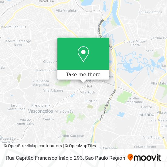 Rua Capitão Francisco Inácio 293 map