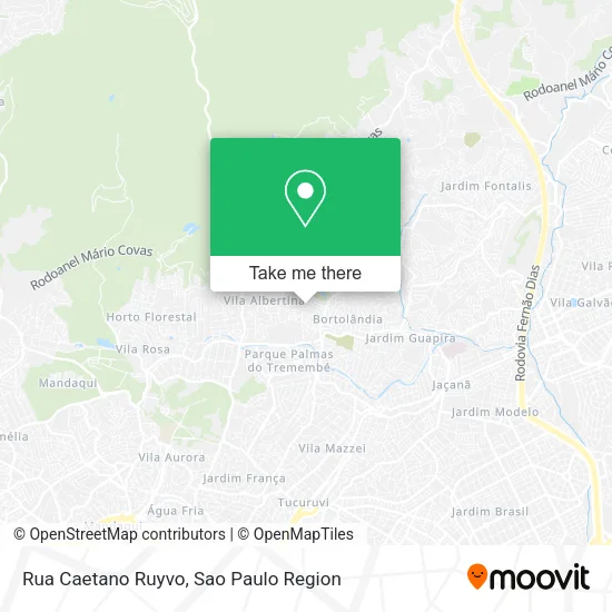 Rua Caetano Ruyvo map