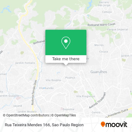 Rua Teixeira Mendes 166 map
