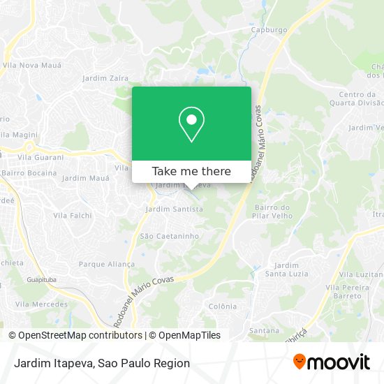 Mapa Jardim Itapeva