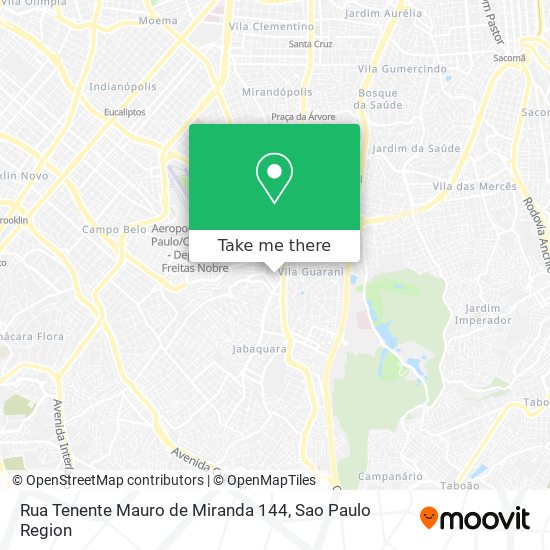Rua Tenente Mauro de Miranda 144 map