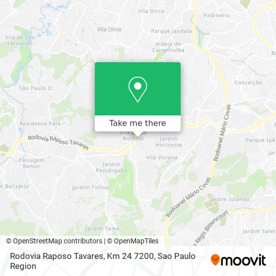 Rodovia Raposo Tavares, Km 24 7200 map