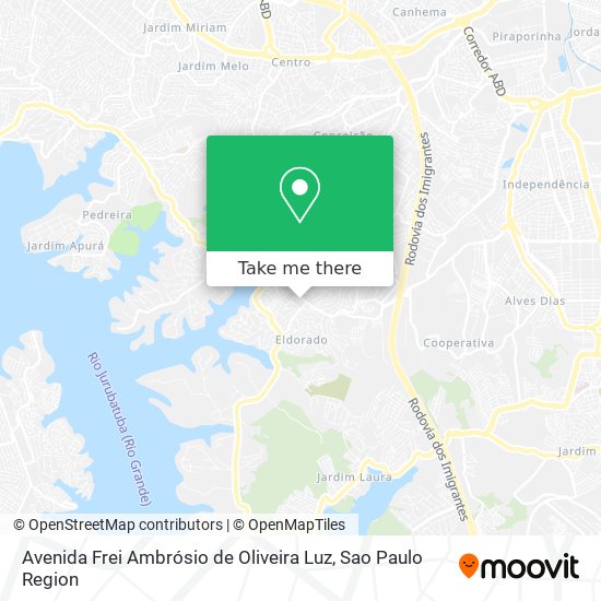 Avenida Frei Ambrósio de Oliveira Luz map