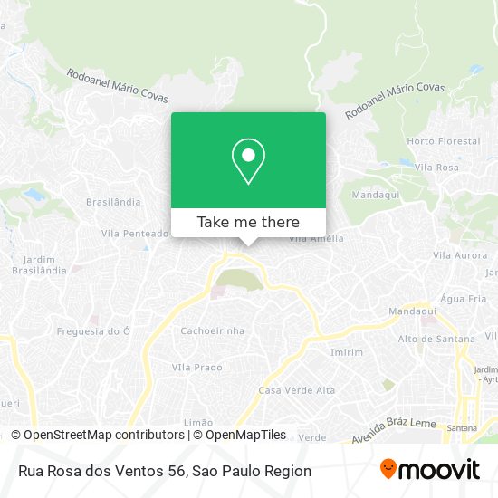 Rua Rosa dos Ventos 56 map