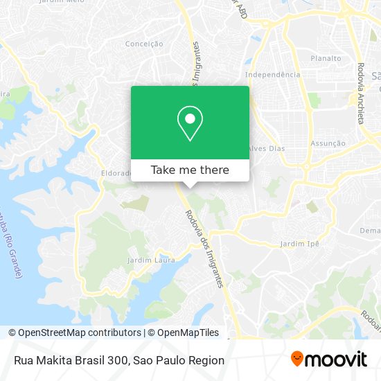 Rua Makita Brasil 300 map