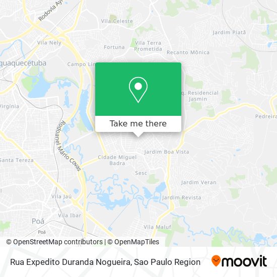 Rua Expedito Duranda Nogueira map