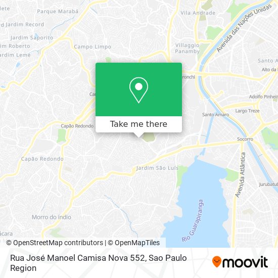 Rua José Manoel Camisa Nova 552 map