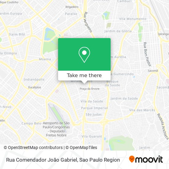 Mapa Rua Comendador João Gabriel