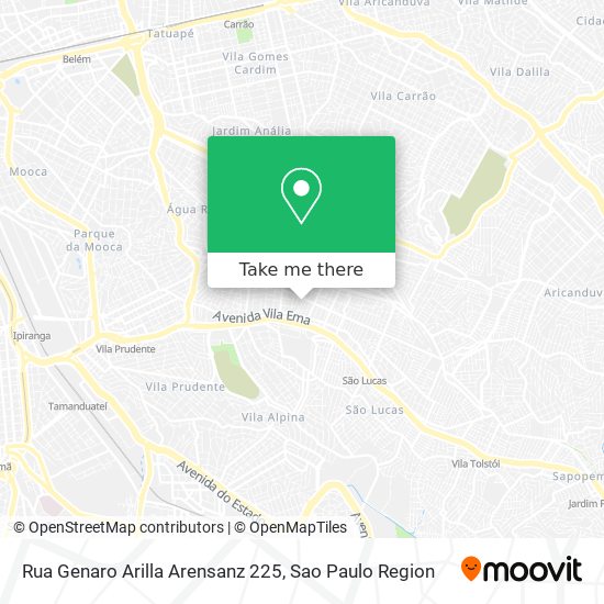 Mapa Rua Genaro Arilla Arensanz 225