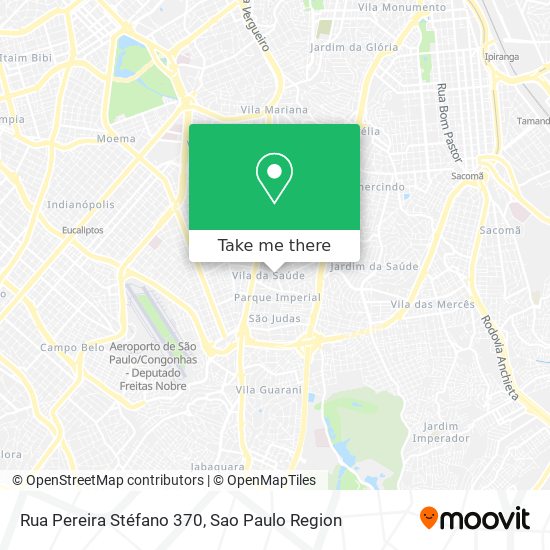 Mapa Rua Pereira Stéfano 370