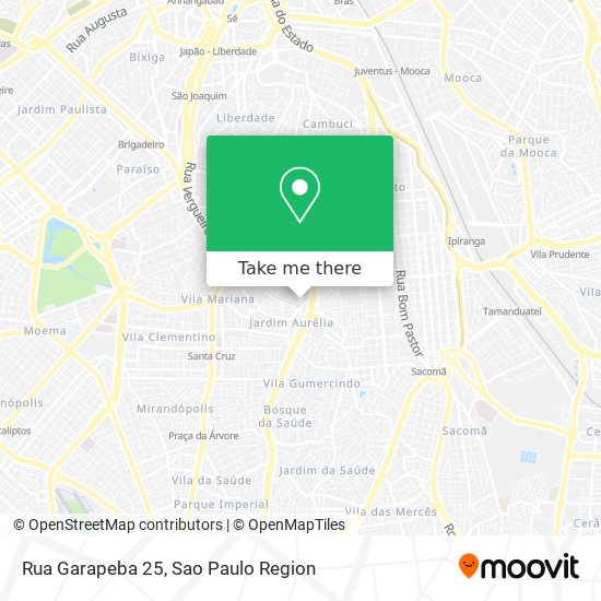 Mapa Rua Garapeba 25