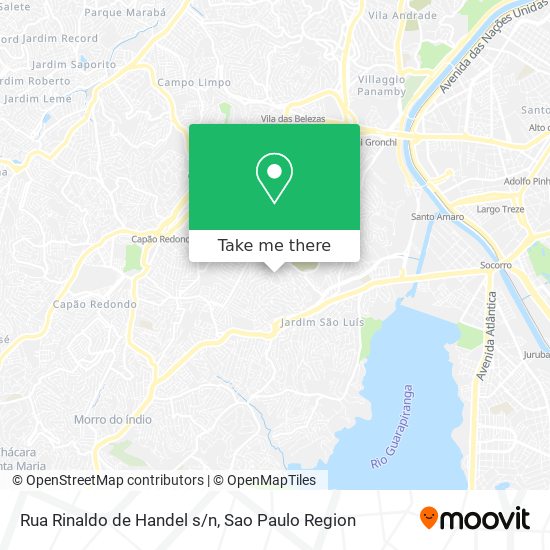 Mapa Rua Rinaldo de Handel s/n