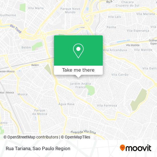 Rua Tariana map
