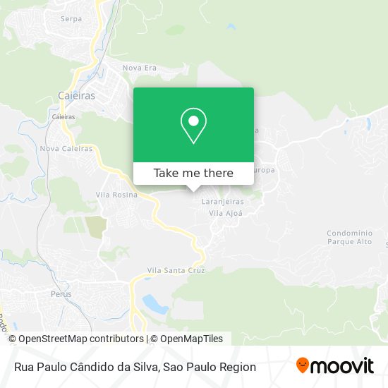 Rua Paulo Cândido da Silva map