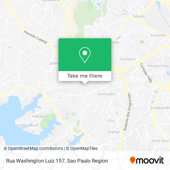 Rua Washington Luiz 157 map