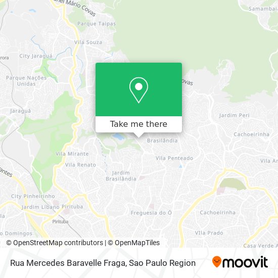 Rua Mercedes Baravelle Fraga map