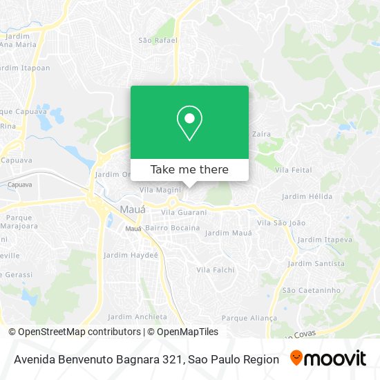 Avenida Benvenuto Bagnara 321 map