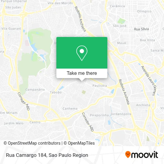 Rua Camargo 184 map