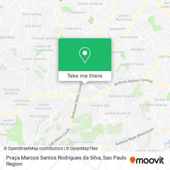 Praça Marcos Santos Rodrigues da Silva map