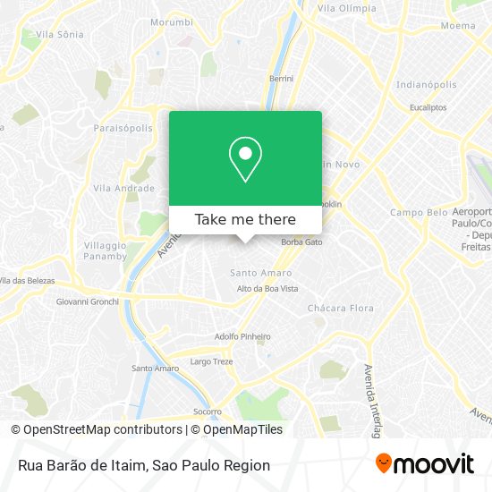 Rua Barão de Itaim map