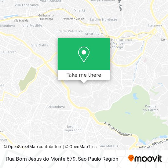 Mapa Rua Bom Jesus do Monte 679