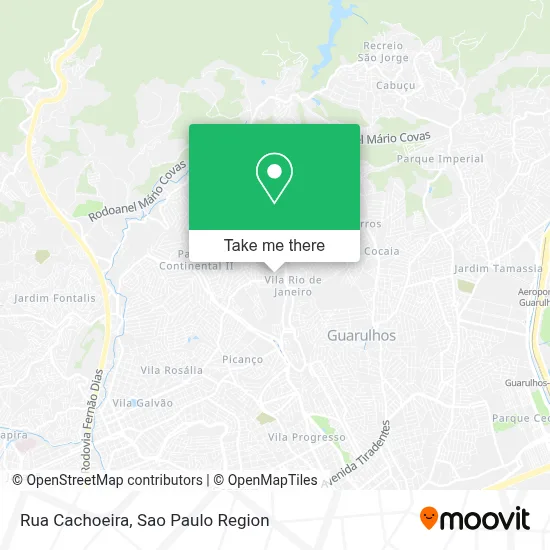 Rua Cachoeira map