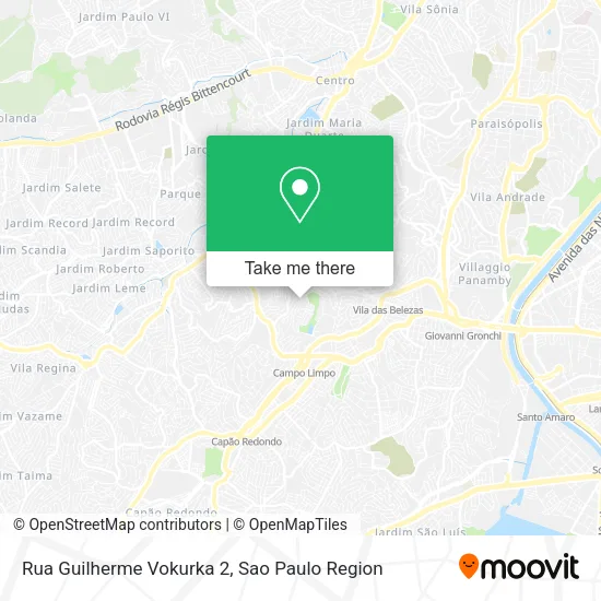Rua Guilherme Vokurka 2 map