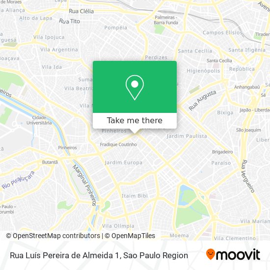 Rua Luís Pereira de Almeida 1 map