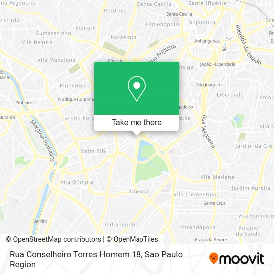 Rua Conselheiro Torres Homem 18 map