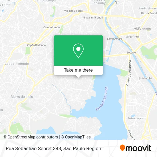 Rua Sebastião Senret 343 map