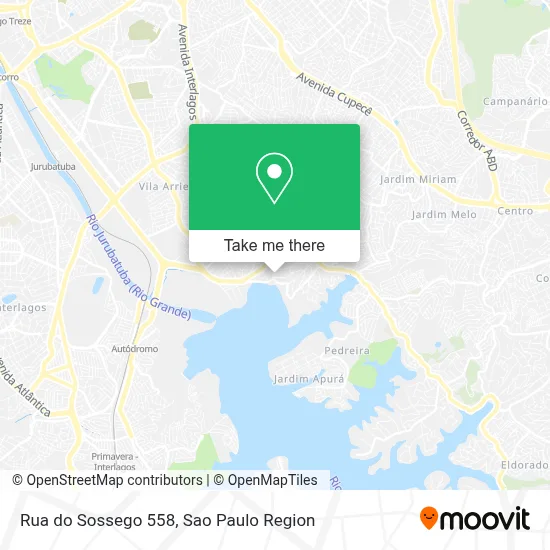 Rua do Sossego 558 map