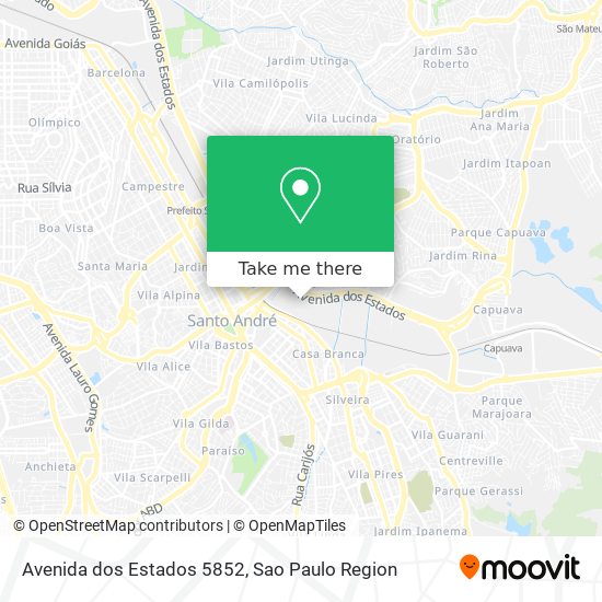 Avenida dos Estados 5852 map