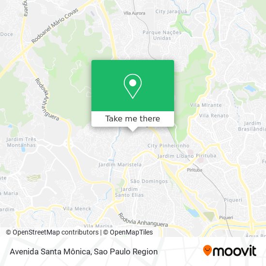 Avenida Santa Mônica map