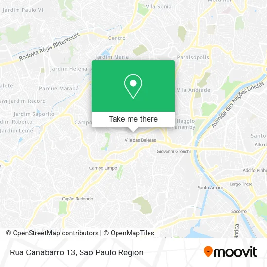 Rua Canabarro 13 map