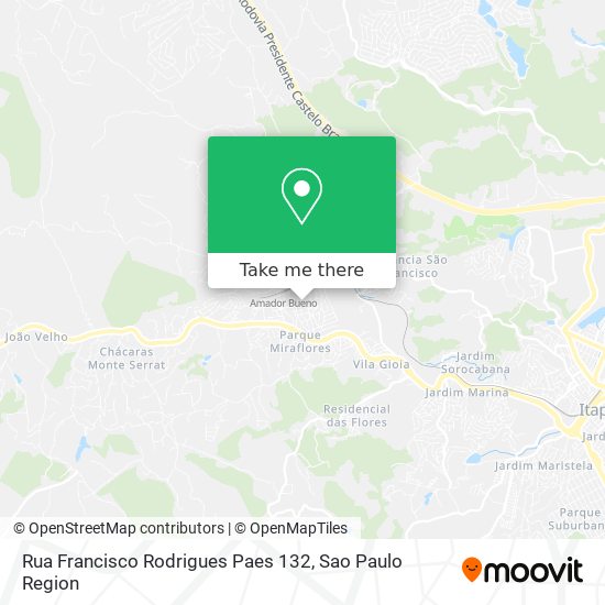 Rua Francisco Rodrigues Paes 132 map