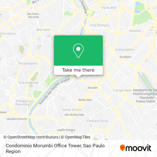 Mapa Condomínio Morumbi Office Tower