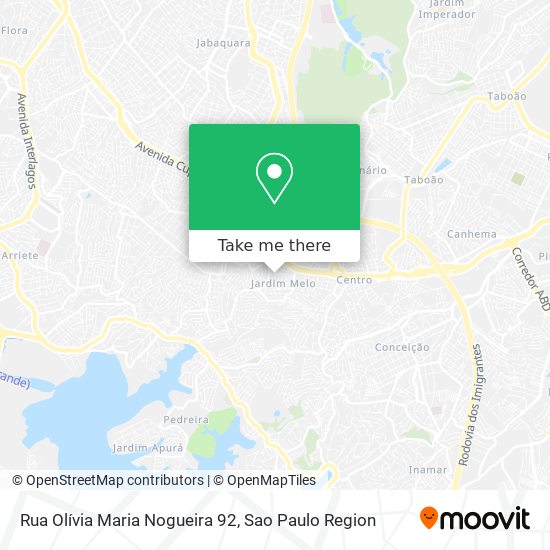 Rua Olívia Maria Nogueira 92 map