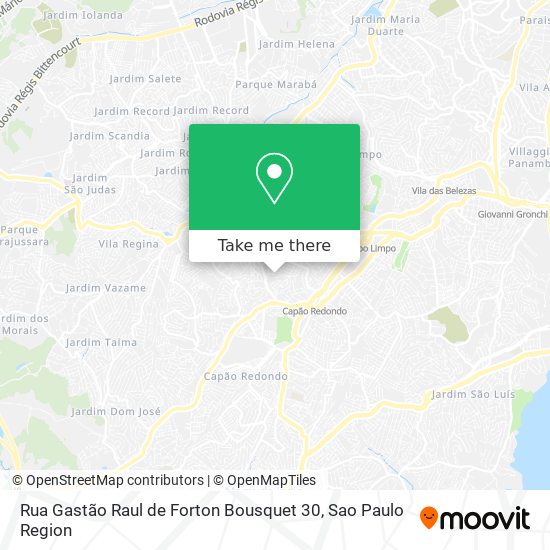 Rua Gastão Raul de Forton Bousquet 30 map
