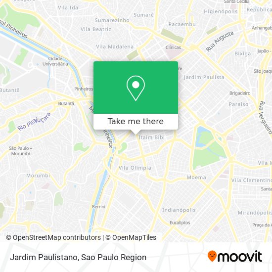 Mapa Jardim Paulistano