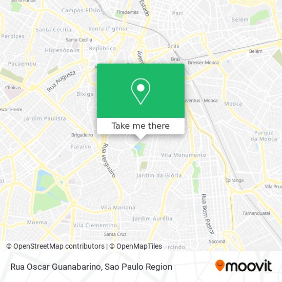 Mapa Rua Oscar Guanabarino