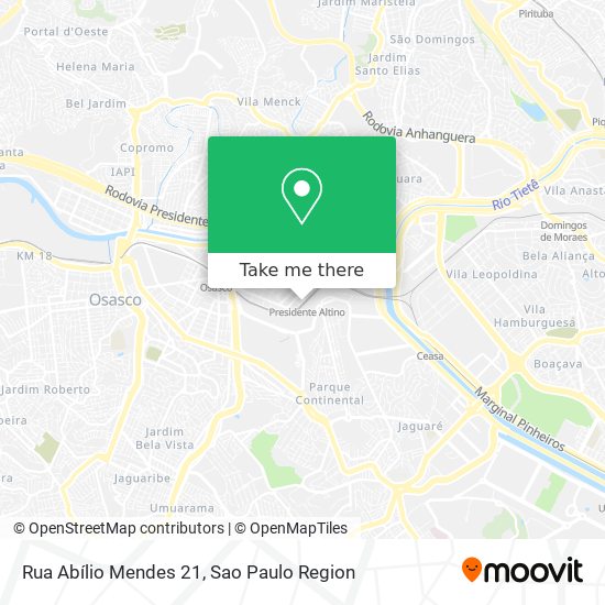 Rua Abílio Mendes 21 map