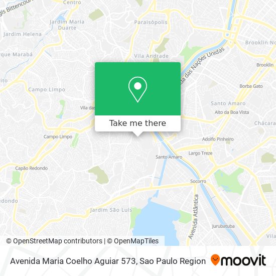 Mapa Avenida Maria Coelho Aguiar 573