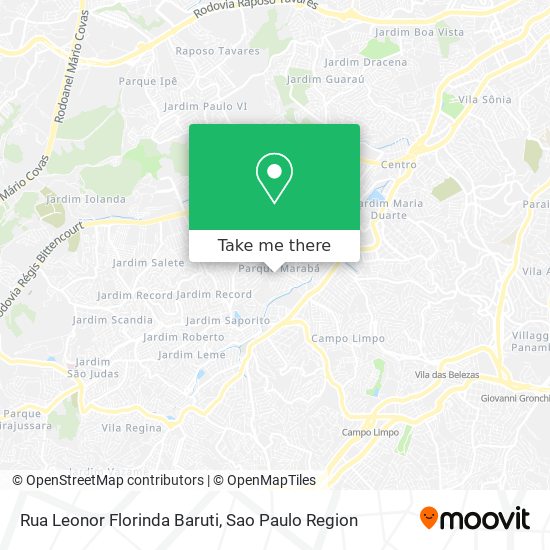 Rua Leonor Florinda Baruti map