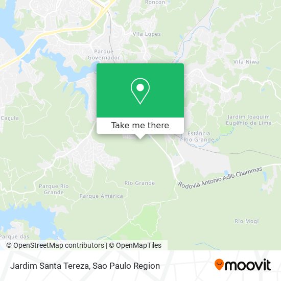 Jardim Santa Tereza map