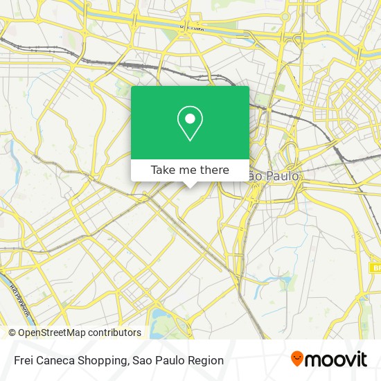 Frei Caneca Shopping map