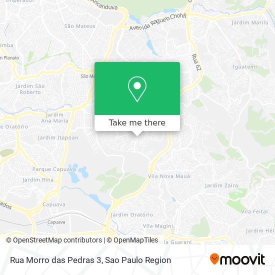 Mapa Rua Morro das Pedras 3