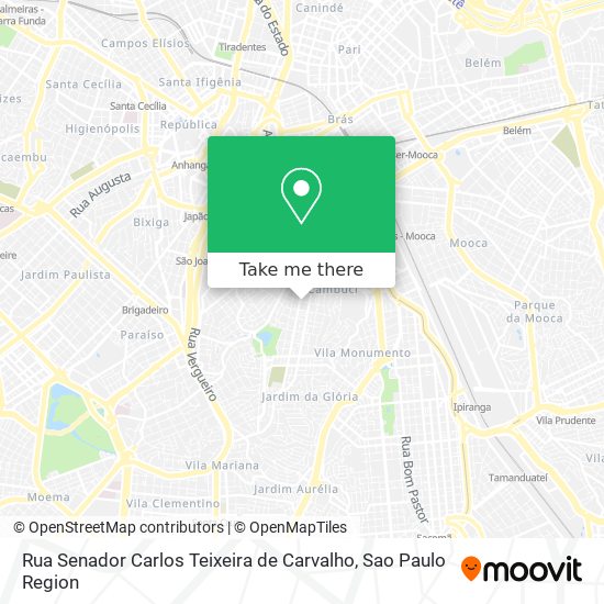 Rua Senador Carlos Teixeira de Carvalho map