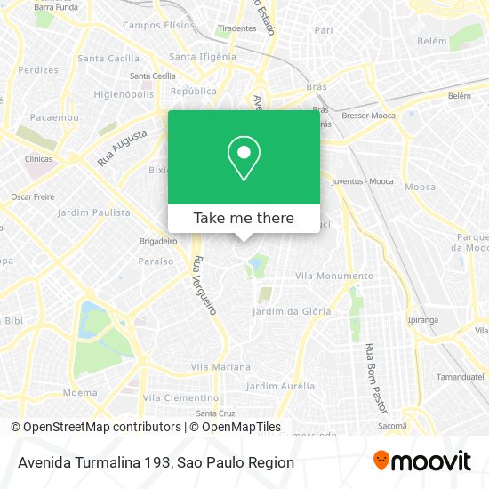 Avenida Turmalina 193 map