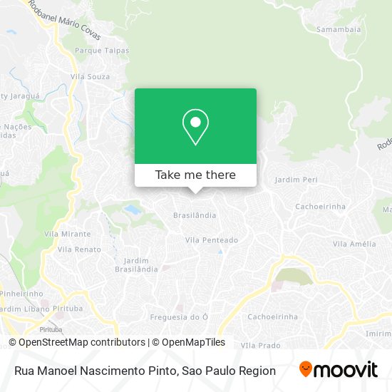 Mapa Rua Manoel Nascimento Pinto