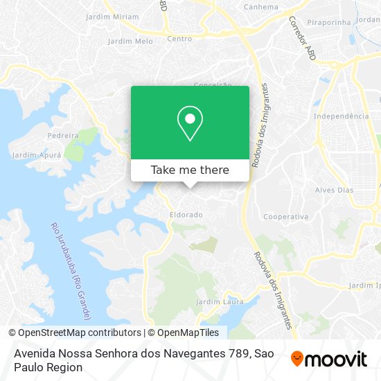 Mapa Avenida Nossa Senhora dos Navegantes 789